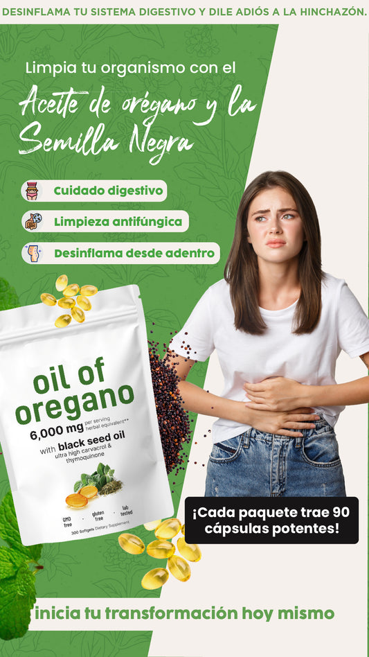 Aceite de orégano| El suplemento 2 en 1 que protege tu salud